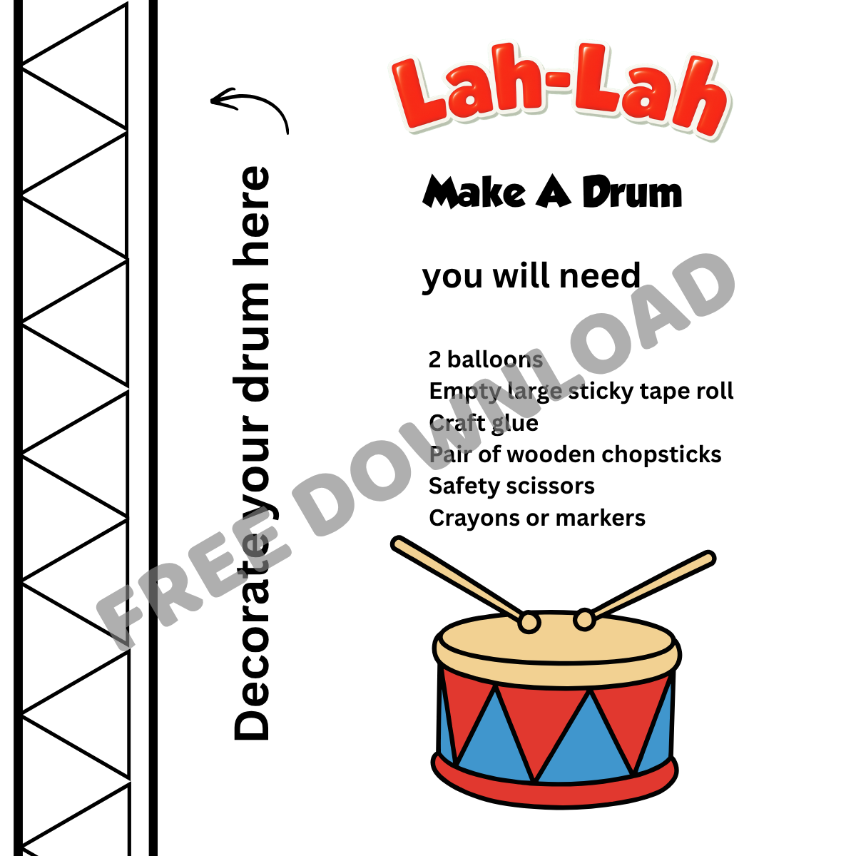 Craft Drum - Free Digital Download